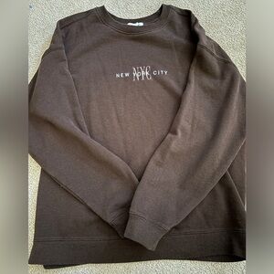 Garage Oversized NYC Sweatshirt